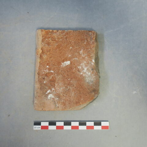 carreau ; tomette, fragment