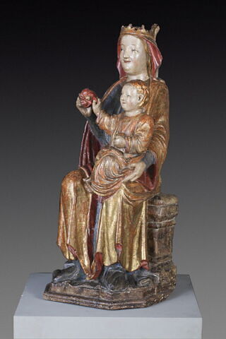 Vierge assise tenant l'Enfant, image 14/16
