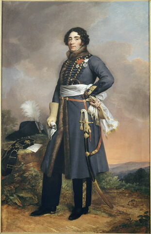 Louis, comte de Frotté, général vendéen;
Salon de 1822. Acquis le 11 avril 1821 pour 4000 francs. Localisé à Saint-Cloud dans l'inventaire L.