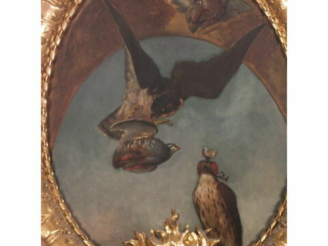 Scènes de chasse et de fauconnerie : Scène de fauconnerie, image 2/2