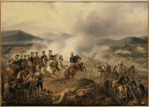 Le prince de Conti à la bataille de Coni, 30 septembre 1744