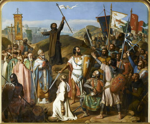 Procession des Croisés autour de Jérusalem, 14 juillet 1099, image 1/7