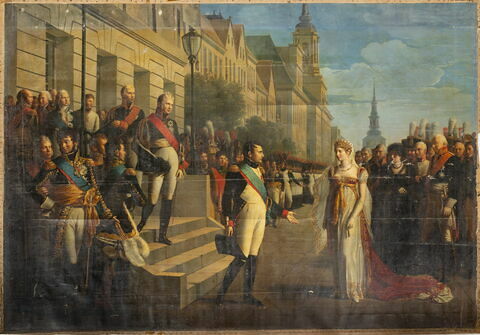 Entrevue de Napoléon Ier et de la reine Louise de Prusse à Tilsitt, 6 Juillet 1807