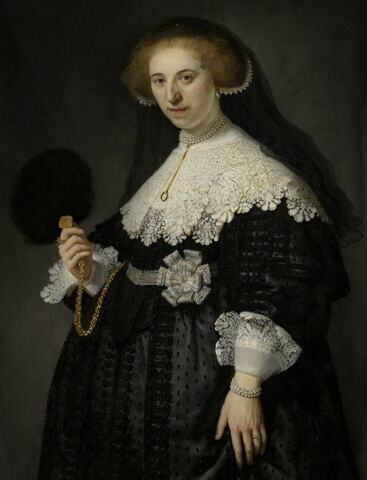 Portrait de Oopjen Coppit en costume à la française, image 2/13