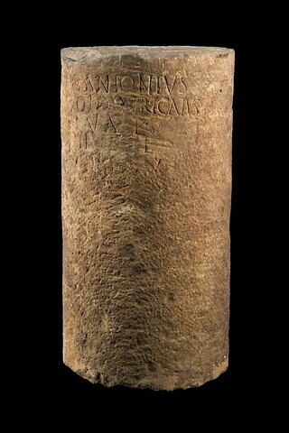 inscription ; tambour de colonne