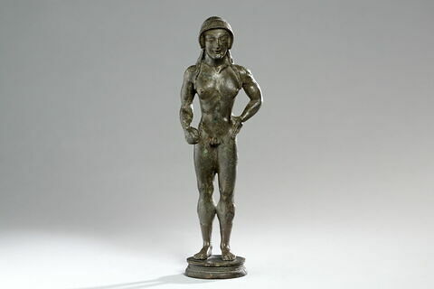 statuette votive figurant un homme