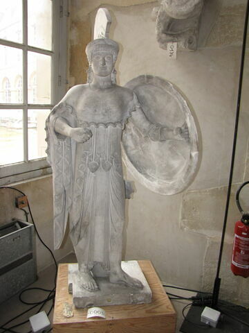 Tirage d'une statue d'Athéna du temple d'Athéna Aphaïa à Egine, image 1/1