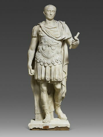 Tirage d’une statue de général romain, dit "Jules César"