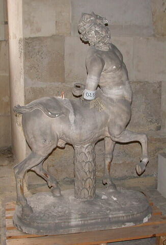 Tirage partiel de la statue de centaure dompté par l'Amour dite 
