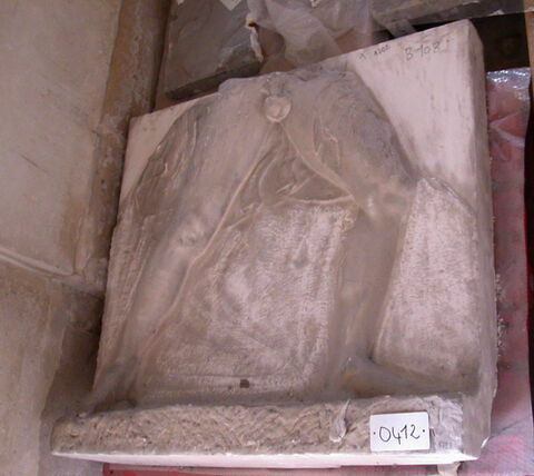 Tirage partiel d’un relief votif représentant Hermès portant un enfant, image 1/1