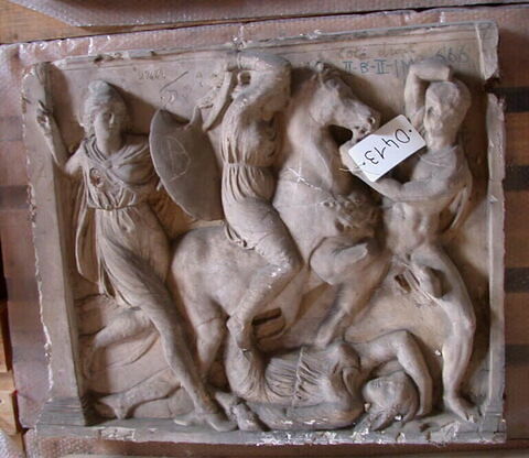 Tirage d'un relief du sarcophage dit “de Vienne”