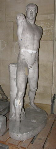 Tirage de la statue d'Harmodios du groupe des Tyrannoctones