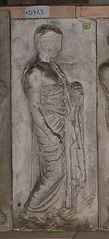 Tirage d’une plaque de la frise est du Parthénon représentant un ordonnateur, image 1/1