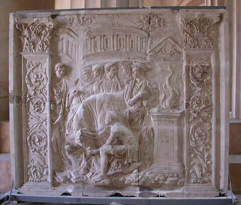 Tirage d'un relief  de l'Ara Pietatis Augustae, dit “relief Medicis”., image 2/3