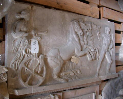 Tirage d’un relief représentant le quadrige de Nix et Hespèros, image 1/1