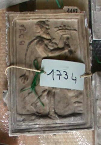 Tirage d’un relief représentant un satyre dansant (?), image 1/1