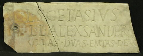 plaque de loculus ; inscription, image 2/2
