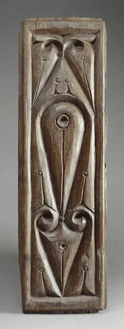 Panneau à décor de palmette en fer de lance