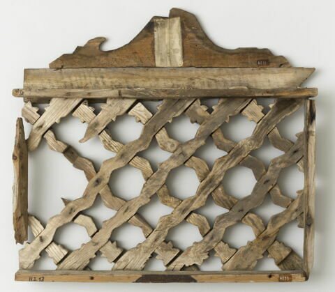 Grille de fenêtre à treillis en deux parties (moucharabieh), image 2/3