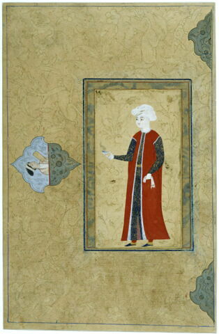 Jeune homme tenant une coupe (page d'album), image 5/8