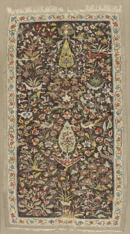 Kilim à décor floral
