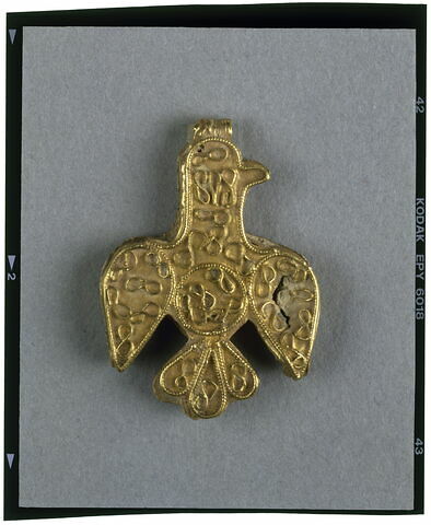 Élément de collier ou pendentif en forme d'oiseau, image 3/3