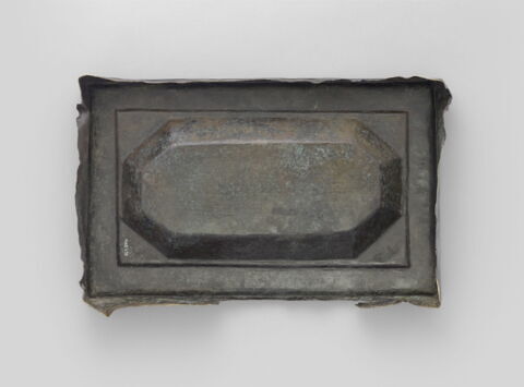 Dessus de meuble ou plateau à la rosace et inscriptions, image 4/5