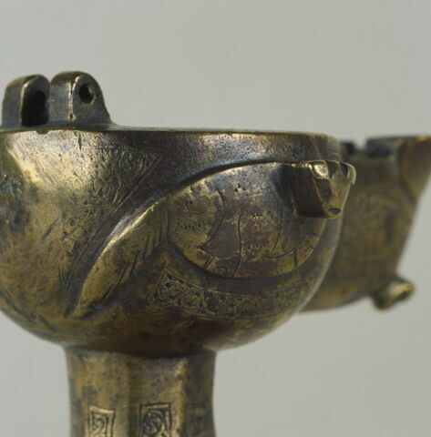 Lampe aux félins couchés, image 12/14