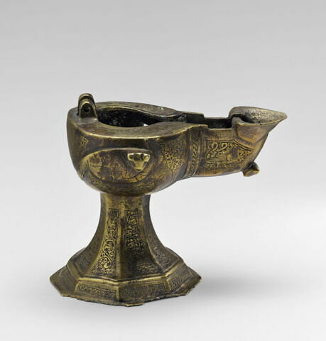 Lampe aux félins couchés, image 3/14