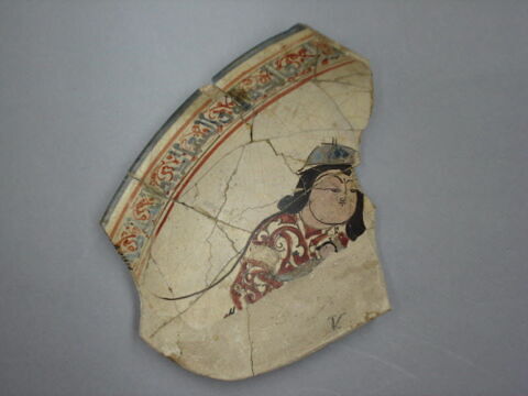 Fragment de bord de coupe au personnage