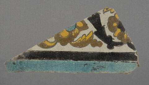 Fragment d'une frise de carreau de revêtement