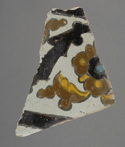 Fragment d'une frise de carreau de revêtement