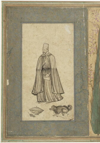 Missionnaire jésuite ; Femme debout sur une tête de monstre (page d'album), image 5/9