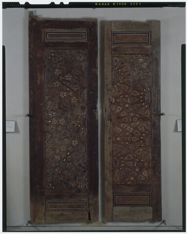 Vantail de porte provenant de la mosquée al-Maridani, image 9/12