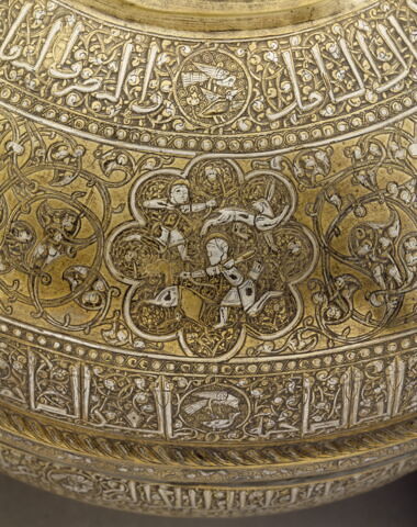 Vase au nom du sultan d'al-Malik al-Nasir, Salah al-Din Yusuf, dit 
