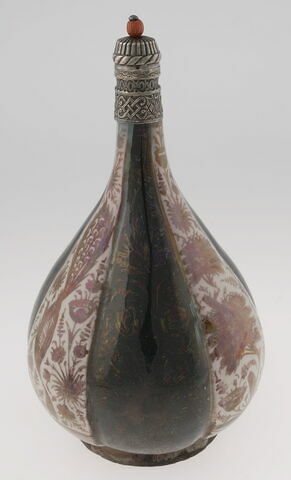 Bouteille au paon à décor végétal, image 7/13