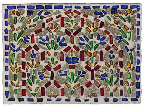 Grand vitrail au réseau de mandorle, image 2/3