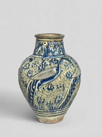 Vase balustre au paon, image 3/6