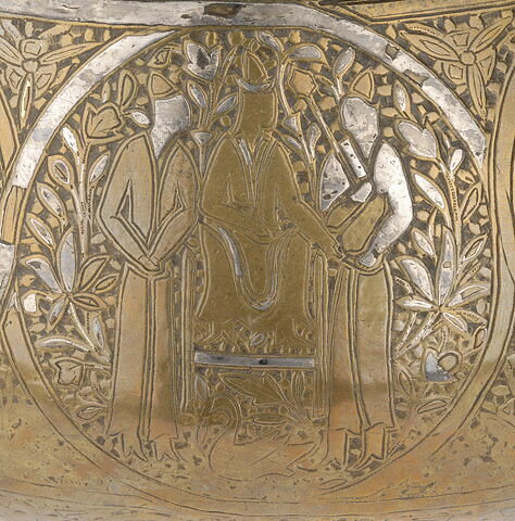 Bol aux scènes auliques et inscription sultanienne, image 8/22