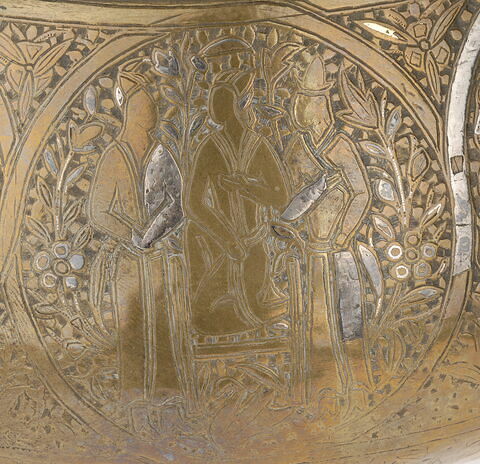 Bol aux scènes auliques et inscription sultanienne, image 11/22