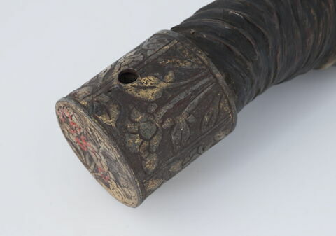 Elément d'arme marathe (maru) en corne d'antilope, image 3/6