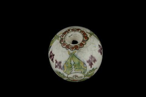 Boule de suspension aux chérubins à ailes vertes, image 3/3