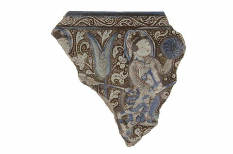 Fragment de frise de revêtement au cavalier