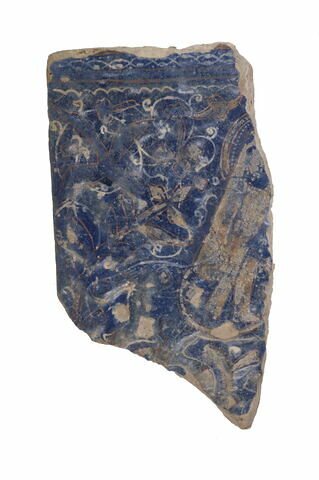 Fragment de frise de revêtement au cavalier, image 2/2