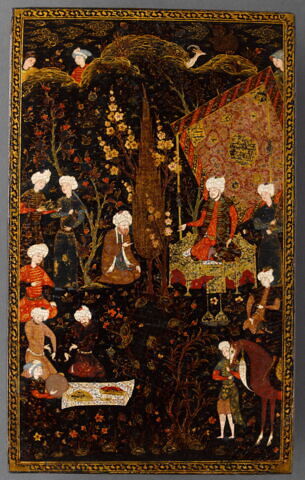 Plat de reliure : scène de chasse, image 8/22