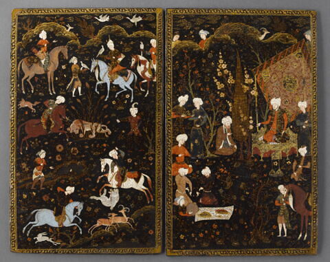 Plat de reliure : scène de chasse, image 15/22