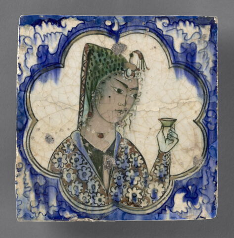 Carreau à la jeune femme