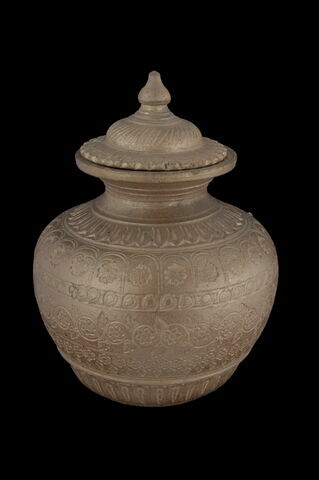 Vase à patine bronze : réceptacle, image 4/5