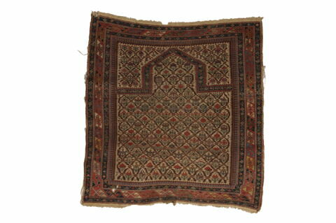 Tapis de prière à treillis fleuri dit "Marasali"