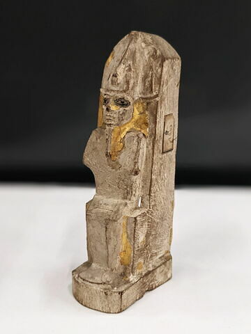 figurine d'Osiris à l'obélisque ; sarcophage miniature, image 1/6